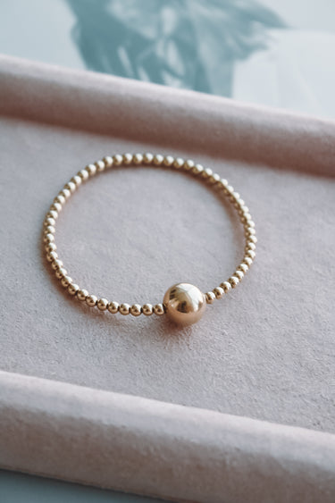 Pulsera Domo oro 14K - Atesorame