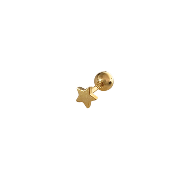 Piercing Mini Star Helix Gold - Atesorame