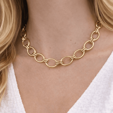 Collar Oversize Cote Gold - Atesorame