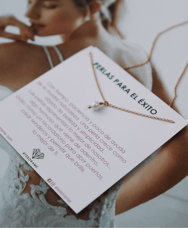 Collar Mini Pearl Gold - Atesorame