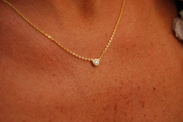 Collar Moissanita Dinasty Gold - Atesorame