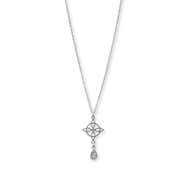 Collar Nudo De Bruja Cristal - Atesorame