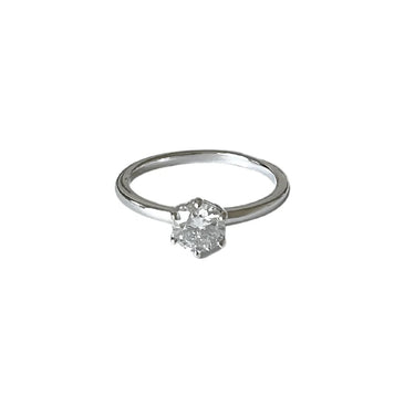 Anillo Moissanita Solitario 0,5 Quilate - Atesorame