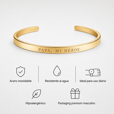 Esclava Personalizada 4mm Gold - Atesorame