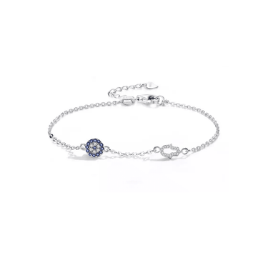 Pulsera Hamsa Ojo Turco Silver - Atesorame