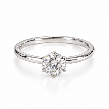 Anillo Moissanita Solitario 0,5 Quilate - Atesorame