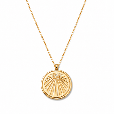Collar Relicario Sun Gold - Atesorame