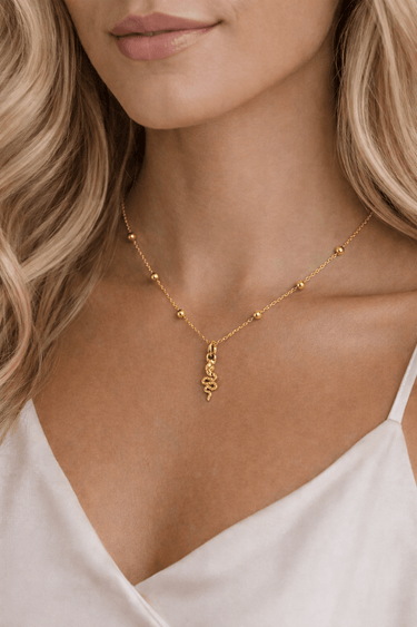 Collar Snake Gold - Atesorame