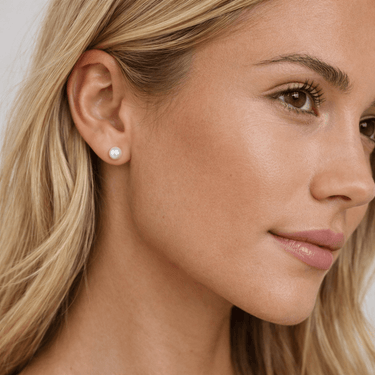 Aros Perlas Naturales 6mm - Atesorame