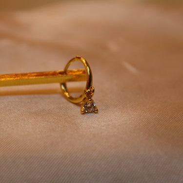 Argollas Punto De Luz Gold - Atesorame