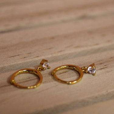 Argollas Punto De Luz Gold - Atesorame