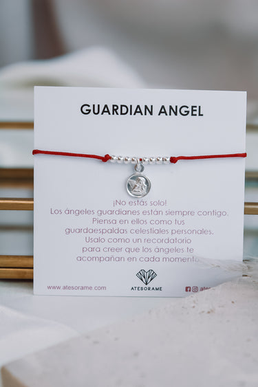 Pulsera Angel De La Guarda Hilo Rojo Petite - Atesorame