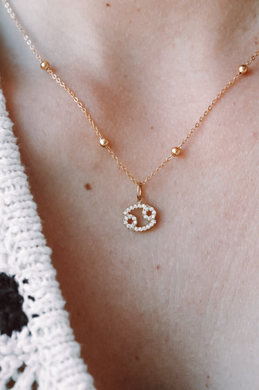 Collar Zodiac Cadena Dots - Atesorame