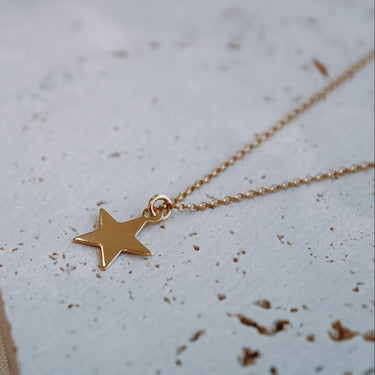 Collar Slim Star Gold - Atesorame