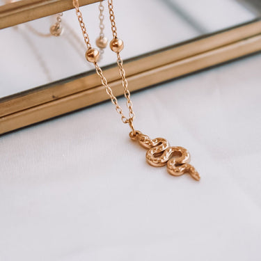 Collar Snake Gold - Atesorame