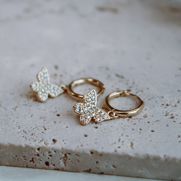 Argollas Mariposa Gold - Atesorame