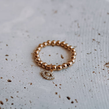 Anillo Ball Evil Eye - Atesorame