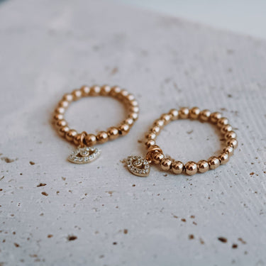 Anillo Ball Evil Eye - Atesorame