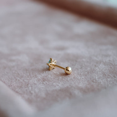 Piercing Mona Turqueza Gold - Atesorame