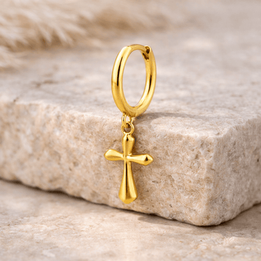 Argolla Cross Lisa Gold Unidad - Atesorame