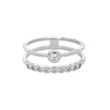 Anillo Sofia Doble Silver - Atesorame
