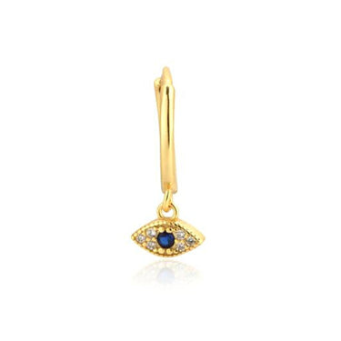Argolla Evil Eye Gold Unidad - Atesorame