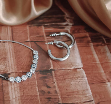 Argollas Vintage Silver - Atesorame