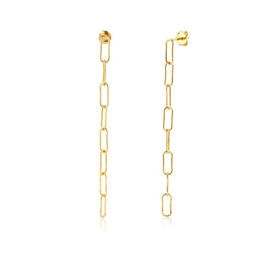 Aros Eslabones Gold - Atesorame