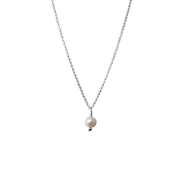 Collar Mini Pearl Silver - Atesorame