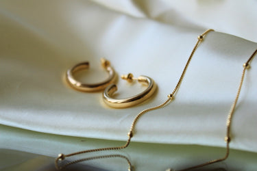 Argollas vintage gold 25 mm - Atesorame
