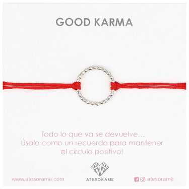 Pulsera Good Karma Hilo Rojo - Atesorame
