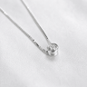 Collar Punto de luz Plata 4mm - Atesorame