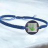 Pulsera Personalizada Tejida Azul - Atesorame