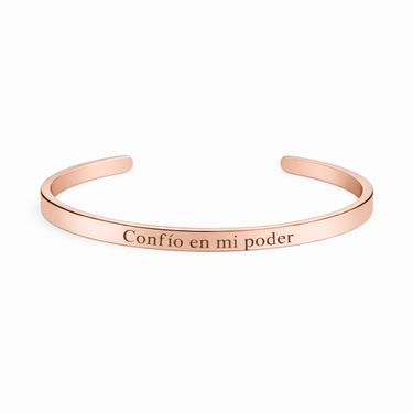 Esclava Personalizada 4mm Oro Rosado - Atesorame