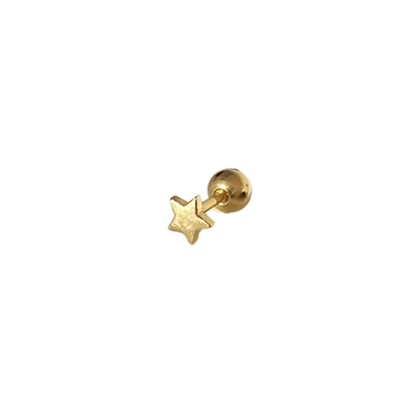 Piercing Mini Star Helix Gold - Atesorame