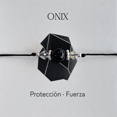 Pulsera Hilo Soul Stone Onix - Atesorame