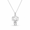 Collar Niña Plata - Atesorame
