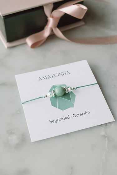Pulsera Hilo Soul Stone Amazonita - Atesorame
