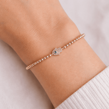 Pulsera Ball Hamsa Oro 14k - Atesorame