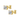 Aros Moissanita Dust Gold 1.0 quilate - Atesorame