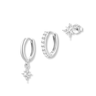Set Aros Belen Star Silver - Atesorame