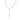 Collar Moissanita Elena Lariat Gold - Atesorame