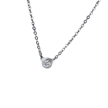 Collar Moissanita Dinasty Silver - Atesorame