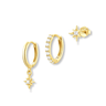 Set Aros Belen Star Gold - Atesorame