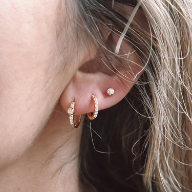 Set Aros Mia Gold - Atesorame