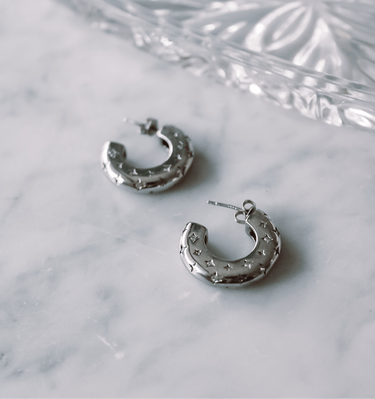 Argollas Estelar Silver - Atesorame