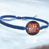 Pulsera Personalizada Tejida Azul - Atesorame