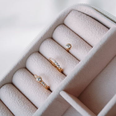 Set Aros Mia Gold - Atesorame