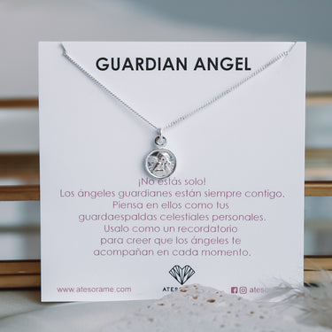 Collar Ángel de la Guarda Plata Petite