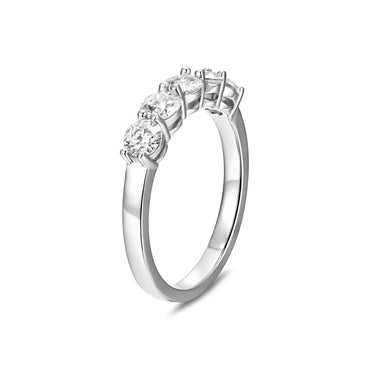 Anillo Moissanita Cintillo - Atesorame